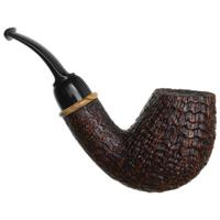 Bill Shalosky Sandblasted Bent Egg with Olivewood (720)