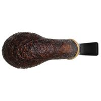 Bill Shalosky Sandblasted Bent Egg with Olivewood (720)