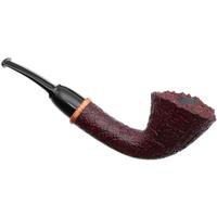 Bill Shalosky Sandblasted Bent Dublin with Tulipwood (778)