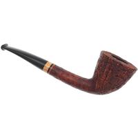 Bill Shalosky Sandblasted Rainer Barbi Tribute Bent Dublin with Box Elder Burl (803)