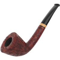 Bill Shalosky Sandblasted Rainer Barbi Tribute Bent Dublin with Box Elder Burl (803)