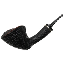 Jared Coles Sandblasted Bent Dublin with Silver (1741)