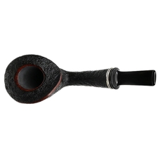 Jared Coles Sandblasted Bent Dublin with Silver (1741)
