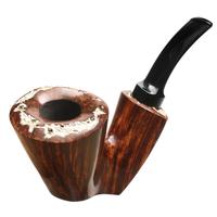 Jared Coles Smooth Bent Dublin with Silver Leaf