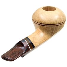 Tao: Smooth Natural Bulldog with Antique Whale Tooth Tobacco Pipe