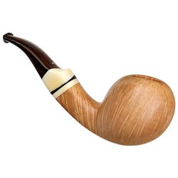 Tao: Smooth Bulldog with Antique Whale Tooth Tobacco Pipe