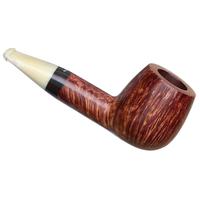 Tao: Smooth Natural Bulldog with Antique Whale Tooth Tobacco Pipe