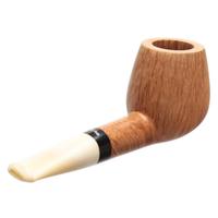 Tao Smooth Natural Billiard with Antique Whale Tooth Stem