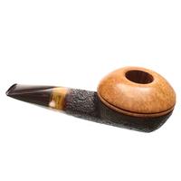 Tao Partially Sandblasted Bulldog with Antique Whale Tooth