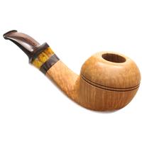 Tao: Smooth Natural Bent Bulldog Tobacco Pipe