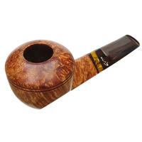 Tao: Smooth Billiard with Antique Whale Tooth Stem Tobacco Pipe