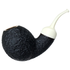 David Huber Sandblasted Razor Egg with Bakelite