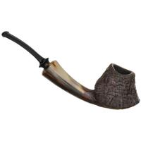 David Huber Sandblasted Volcano with Horn (2423)