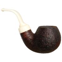 Moonshine Leather Sandblasted Cannonball with White Stem