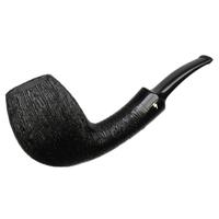 Moonshine Wire Rusticated Bent Egg with Black Stem