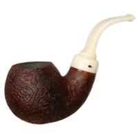 Moonshine Leather Sandblasted Cannonball with White Stem