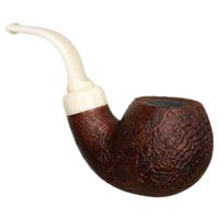 Moonshine Leather Sandblasted Cannonball with White Stem