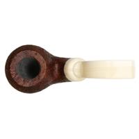 Moonshine Leather Sandblasted Cannonball with White Stem