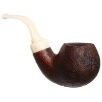 Moonshine Leather Sandblasted Cannonball with White Stem