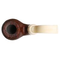 Moonshine Leather Sandblasted Cannonball with White Stem