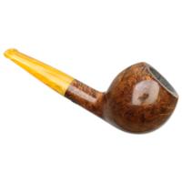 Moonshine Dark Smooth Devil Anse with Amber Stem