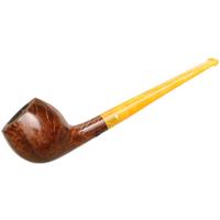 Moonshine Dark Smooth Long Stem Devil Anse with Amber Stem