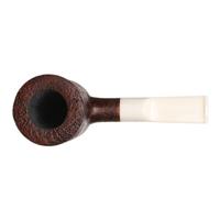 Moonshine Leather Sandblasted Stoker with White Stem