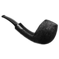 Moonshine Wire Rusticated Bent Egg with Black Stem