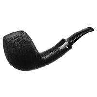 Moonshine Wire Rusticated Bent Egg with Black Stem