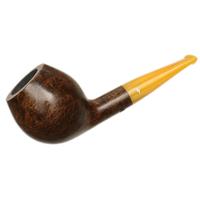 Moonshine Dark Smooth Devil Anse with Amber Stem