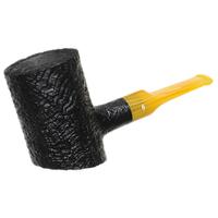 Moonshine Midnight Sandblasted Stoker with Amber Stem