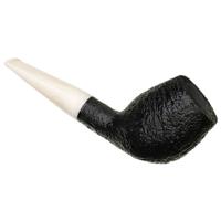 Moonshine Midnight Sandblasted Deviled Egg with White Stem