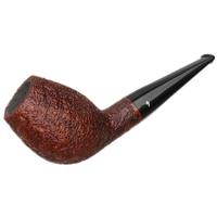Moonshine Leather Sandblasted Deviled Egg with Black Stem