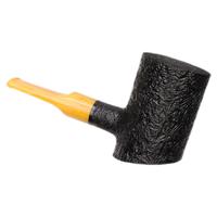 Moonshine Midnight Sandblasted Stoker with Amber Stem