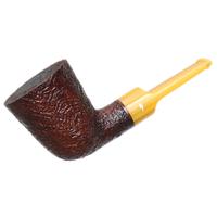 Moonshine Leather Sandblasted Stublin with Amber Stem