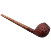 Moonshine Leather Sandblasted Long Stem Devil Anse with Coffee Stem