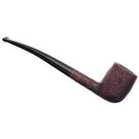 Moonshine Leather Sandblasted Long Stem Hillbilly with Black Stem