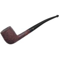 Moonshine Leather Sandblasted Long Stem Hillbilly with Black Stem