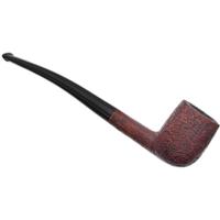 Moonshine Leather Sandblasted Long Stem Hillbilly with Black Stem