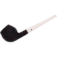 Moonshine Leather Sandblasted Long Stem Devil Anse with White Stem
