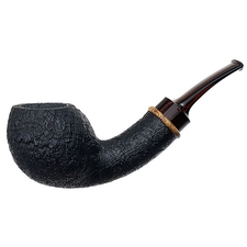 Micah Redmond Sandblasted Bent Egg with Afzelia Burl