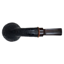 Micah Redmond Sandblasted Bent Egg with Afzelia Burl