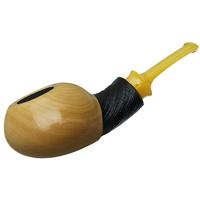 Micah Redmond Partially Sandblasted Boxwood Tomato with Bakelite
