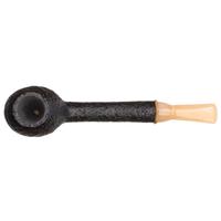 Micah Redmond Sandblasted Long Shank Apple with Amboyna Burl and Bakelite