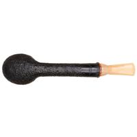 Micah Redmond Sandblasted Long Shank Apple with Amboyna Burl and Bakelite