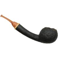 Micah Redmond Sandblasted Long Shank Apple with Boxwood and Bakelite