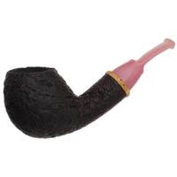Micah Redmond Sandblasted Bent Egg with Box Elder Burl and Bakelite
