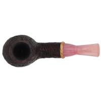 Micah Redmond Sandblasted Bent Egg with Box Elder Burl and Bakelite