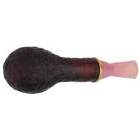 Micah Redmond Sandblasted Bent Egg with Box Elder Burl and Bakelite