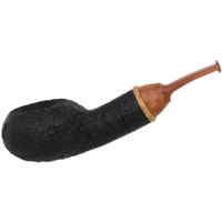 Micah Redmond Sandblasted Tomato with Box Elder Burl and Bakelite